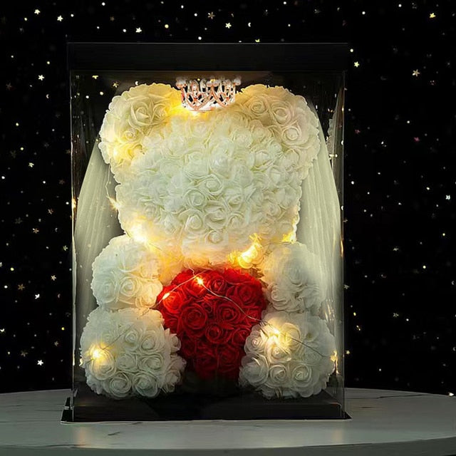 Engagement Rose Artificial Gift Bear