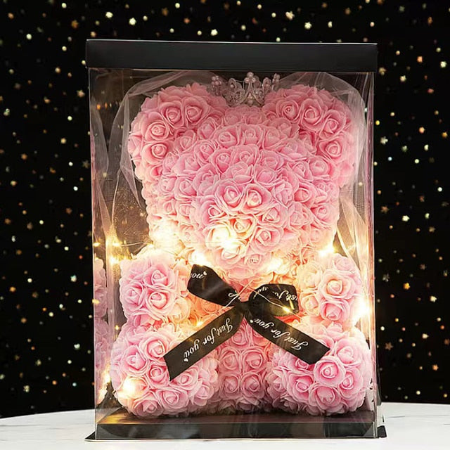 Engagement Rose Artificial Gift Bear