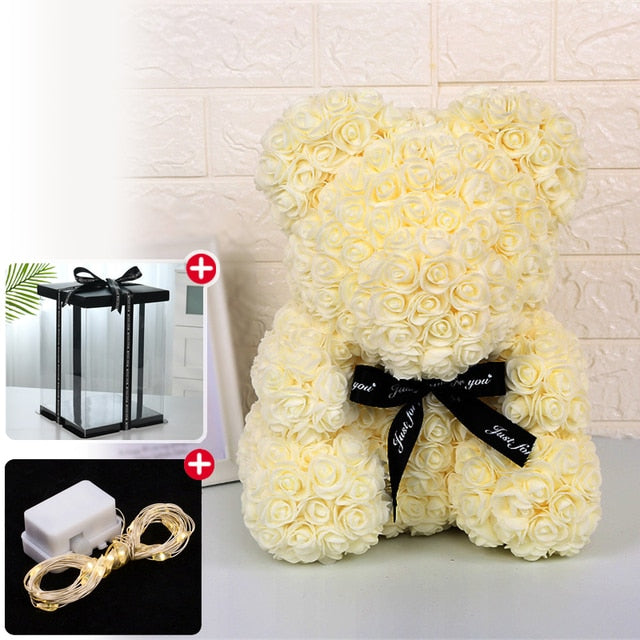 Engagement Rose Artificial Gift Bear