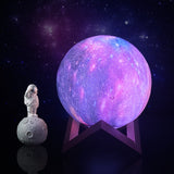 Colorful Starry Sky Moon Lamps